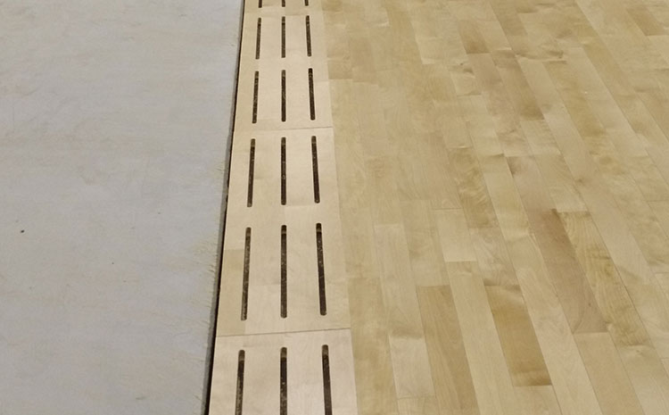 湖南體育館專用運動木地板安裝