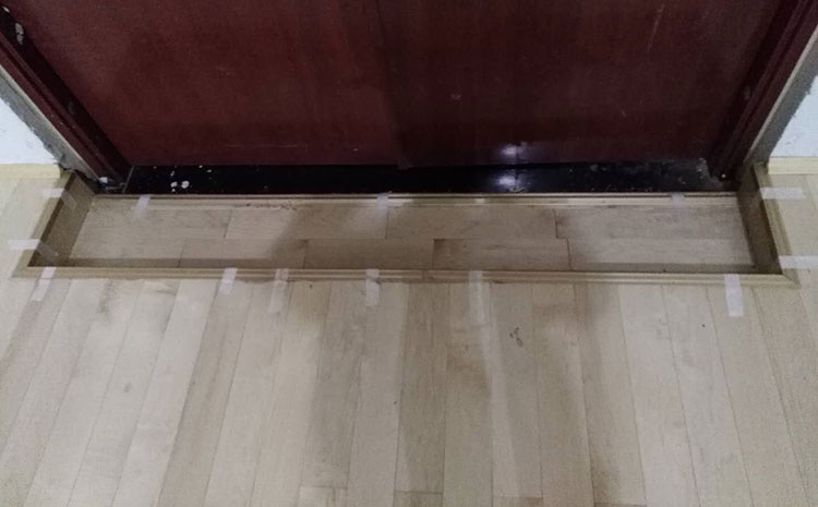 20厚運動籃球地板單層龍骨結構