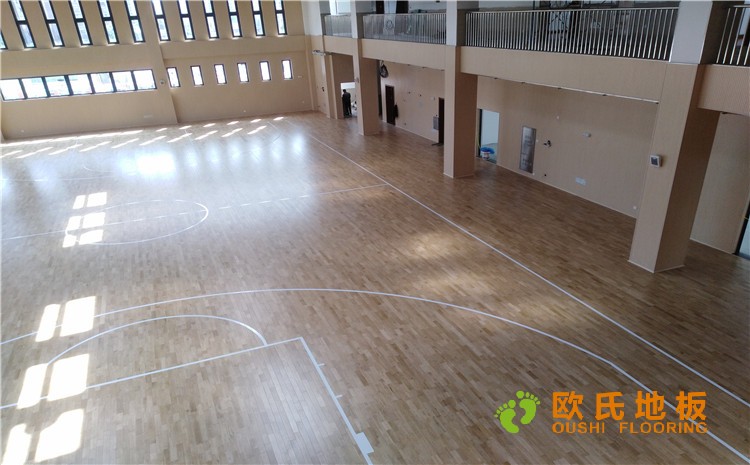上海嘉定區(qū)小學體育館木地板案例