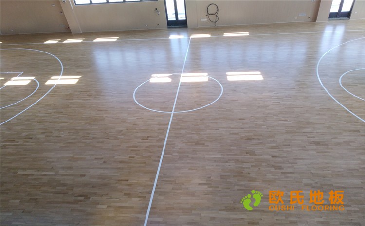 上海嘉定區(qū)小學體育館木地板案例