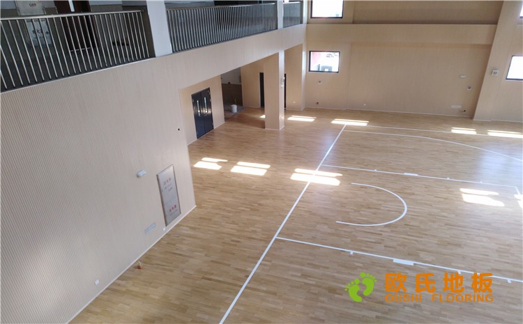 上海嘉定區(qū)小學體育館木地板案例