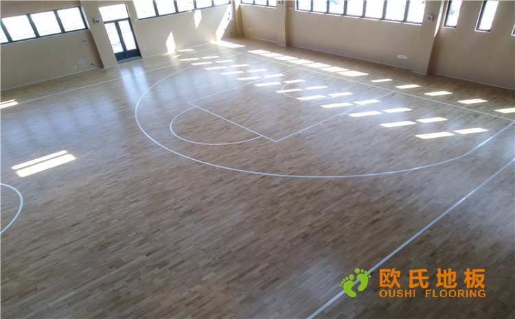 上海嘉定區(qū)小學體育館木地板案例