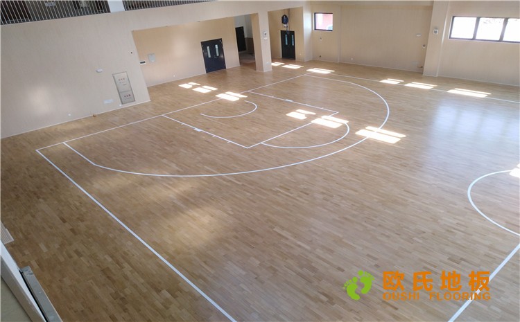 上海嘉定區(qū)小學體育館木地板案例