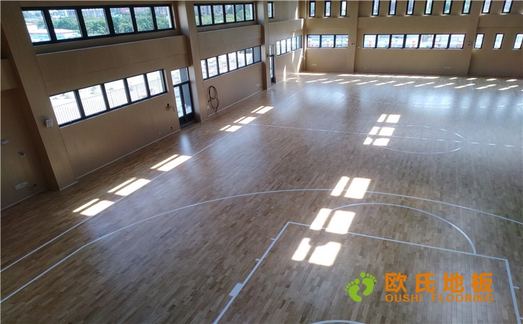 上海嘉定區(qū)小學體育館木地板案例