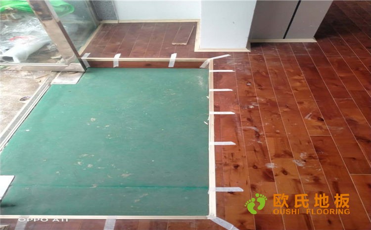 四川南充消防隊體育館木地板改造